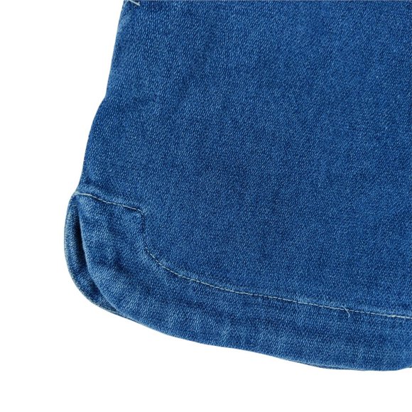 NWT J Crew Blue Indigo Denim Drawstring Sweat Shorts - Picture 2 of 8